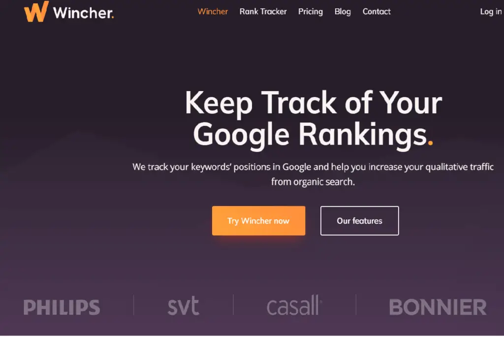Wincher Best SERP Tracking Tools